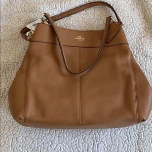 New Coach Pebble Leather Luxury shoulder bag